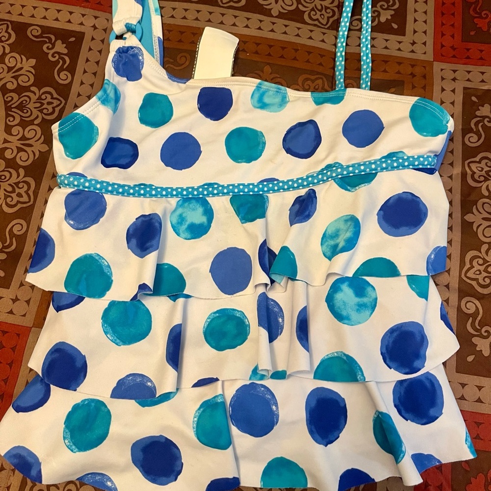 Brand New Justice Swim Swimsuit Top Size: 14!